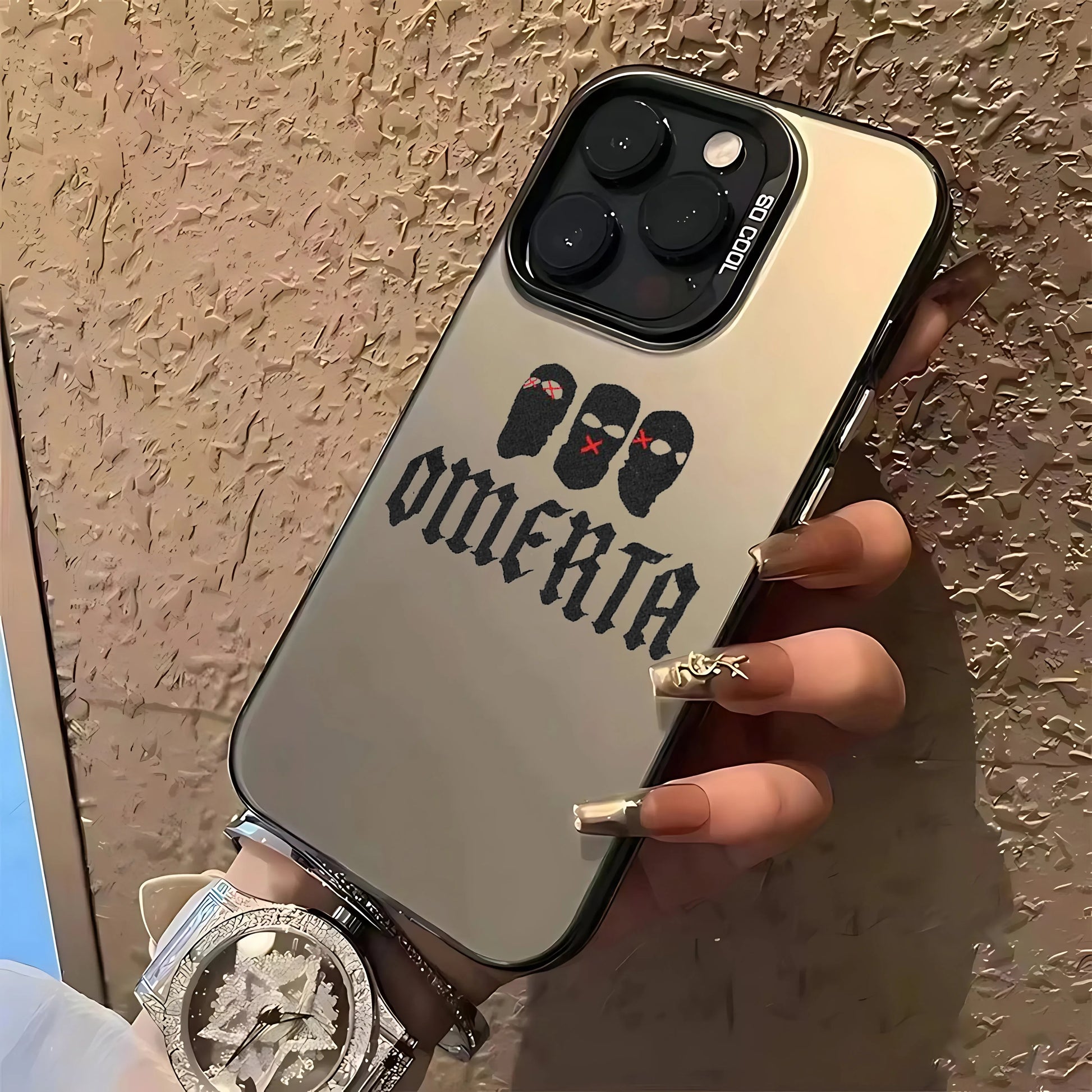 Omerta Maes Phone Case For iPhone 16 15 14 13 12 11 mini Pro Max X XR XSMAX 8 7 Plus Anti Fall Matte Back Cover - Caseverse