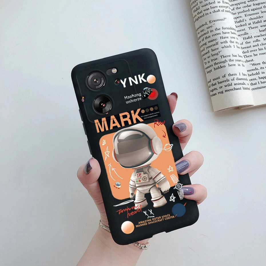 For Xiaomi 13T Pro Case Fashion Marble Astronaut Silicone Phone Cases For Xiaomi Mi 13T Mi13T 13 T Pro 5G Protection Back Cover - Caseverse