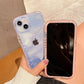 Super Shockproof Gradient Marble Bumper Phone Case For iPhone 14 11 12 13 15 Pro XS Max X XR Clear Soft Silicone Back Cover Case - Caseverse