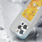 NFC DIY Picture Ink Phone Case for iPhone 16 15 14 13 Pro Max DIY Case Screen Phone Cover Cartoon Protection Funda Battery Free