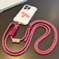 Mobile Phone Lanyard Adjustable Long Crossbody Lanyard Neck Rope Band Shoulder Anti Loss Cell Phone Accessories