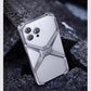 Aluminum Alloy X-shaped Metal Frame  Phone Case for IPhone 16 15 Pro Max 14 13 Military Grade Drop Protection Cover - Caseverse