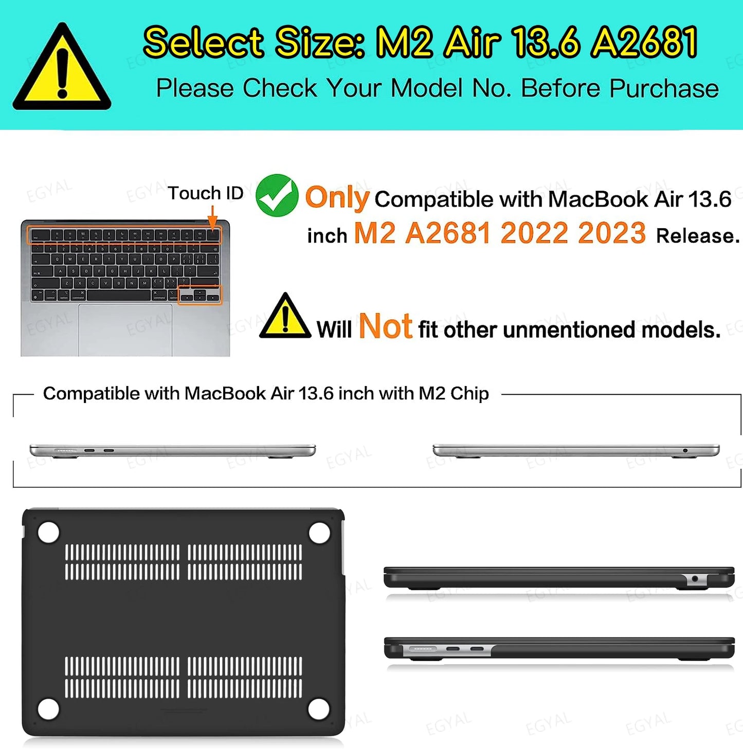 Laptop Case for Macbook Air 13 A2337 2020 A2338 M1 Chip Pro 13 2022 M2 Air 13.6 M2 for Macbook Pro 14 case M4 2023 M3 Pro 16