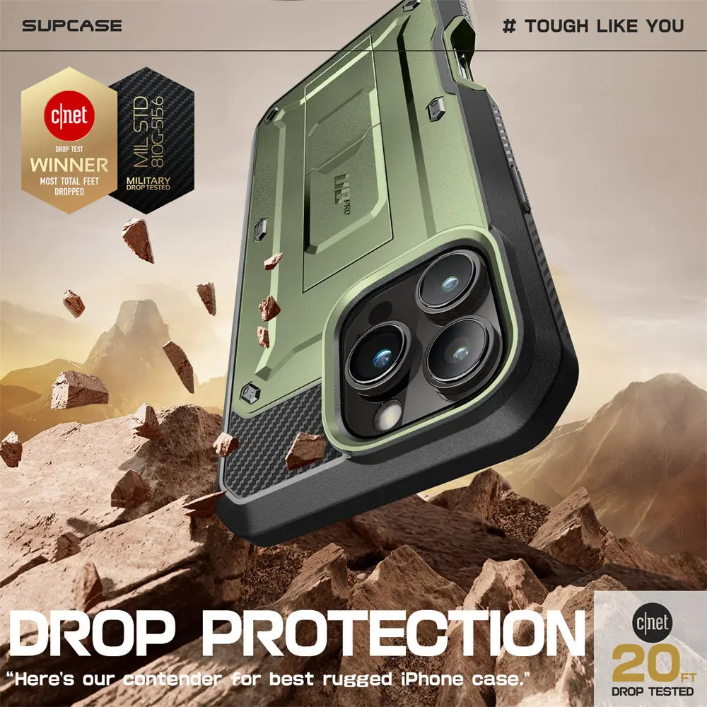 SUPCASE For iPhone 16 Pro Max Case 6.9" (2024) UB Pro Full-Body Heavy Duty Rugged Phone Case with Built-in Screen Protector - Caseverse