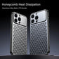 Aluminum Alloy Phone Case For iPhone 16 Pro Max 15 14 13 Metal Breathable Back Cover
