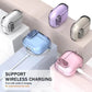 Transparent Crystal Wireless Bluetooth Earphone Case For Airpods Pro 2 2nd TPU Clear Switch Lock Cover For Funda Airpods 4 2024