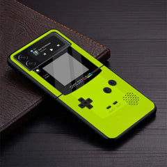 Gameboy Boy Game Phone Case for Samsung Galaxy Z Flip6 5G Flip4 Flip5 Flip3 Black Cover Z Flip 6 5 4 3 PC Shell Coque Galaxy Z F