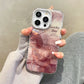 Fashion Glitter Laser Shiny Floral Marble Pattern Shell Case For iPhone 15 Pro Max 16 14 13 11 12 Shockproof Phone Cover Bumper - Caseverse