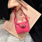 Mini Leather Fashion Bag For Airpods 4 3 2 Pro 2 Galaxy Buds 3/ 3Pro/ Buds FE 2Pro  Headphone Case Can Hold Other Small items