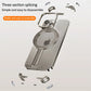 Metal Frame Magsafe Phone Case for iPhone 16 15 14 13 Pro Max Wireless Charging Aluminum Alloy Frameless Holder Shockproof Cover