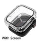 Diamond Bumper Protective Case for Apple Watch Cover Series 7 6 SE 5 4 3 38MM 42 MM For Iwatch 45mm 41mm 40mm 44 mm