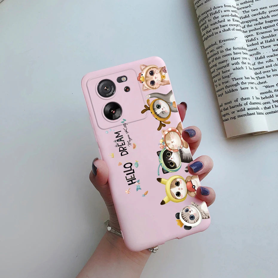 For Xiaomi 13T Pro Case Fashion Marble Astronaut Silicone Phone Cases For Xiaomi Mi 13T Mi13T 13 T Pro 5G Protection Back Cover - Caseverse