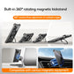 Eary Bat Case for iPhone 16 Pro Max with Magsafe 360°Rotation Kickstand Metal Frameless Military Grade Shockproof Phone Cover - Caseverse