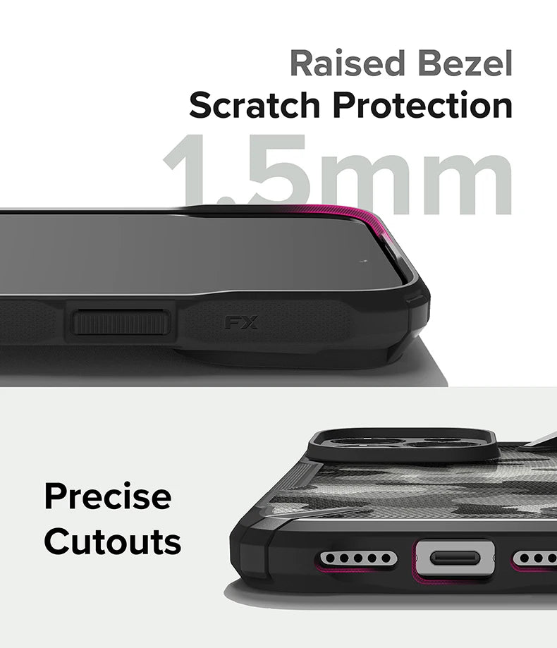 Ringke Case Compatible with iPhone 15 Pro 6.1-Inch, [Military-Grade Protection] Advanced Protection PC + TPU Bumper Phone - Caseverse