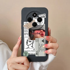 For Redmi 14C Phone Case Cartoon Astronaut Full Coverage Anti Drop Funda For Xiaomi Redmi 14 C Soft Liquid Silicone Bumper Capa