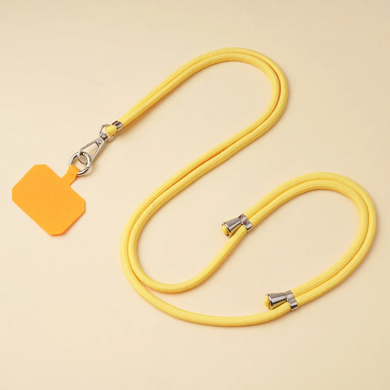 Crossbody Lanyard Necklace Strap Universal Mobile Phone Adjustment Long Hanging Rope With Clip Anti-Lost Lanyard