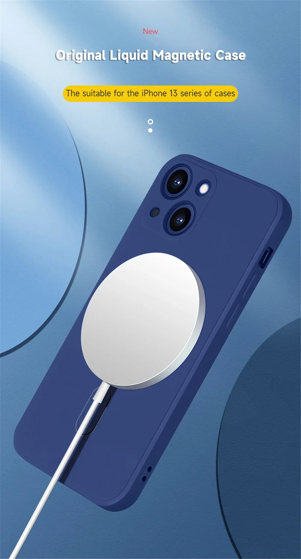 For iPhone 15 Pro Max Luxury Magsafe Magnetic Liquid Silicone Phone Case For iPhone 11 12 13 14 15 16 plus X Xr Protective Cover - Caseverse