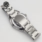 RICHUS NH35 Watch case 40mm silver watch case sapphire glass with strap Fit NH34 NH35 NH36 Movement