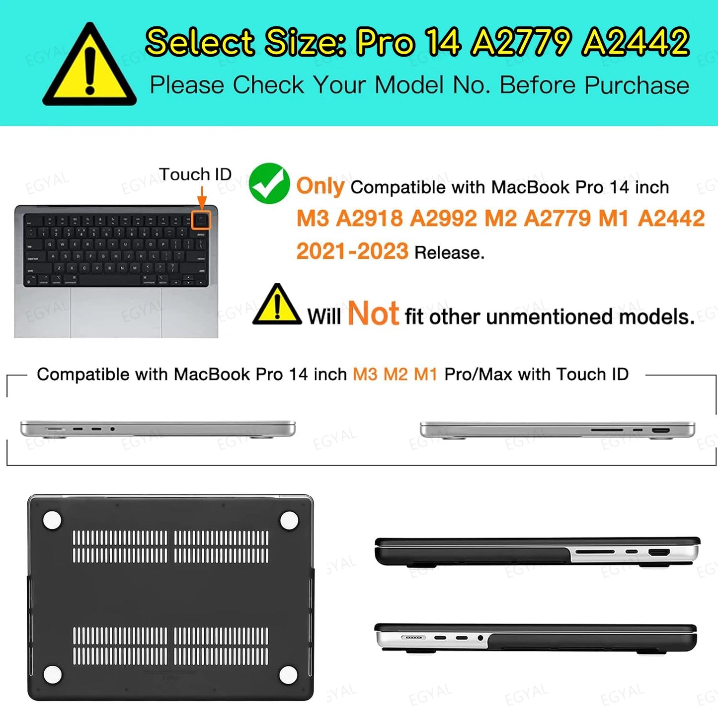 Laptop Case for Macbook Air 13 A2337 2020 A2338 M1 Chip Pro 13 2022 M2 Air 13.6 M2 for Macbook Pro 14 case M4 2023 M3 Pro 16