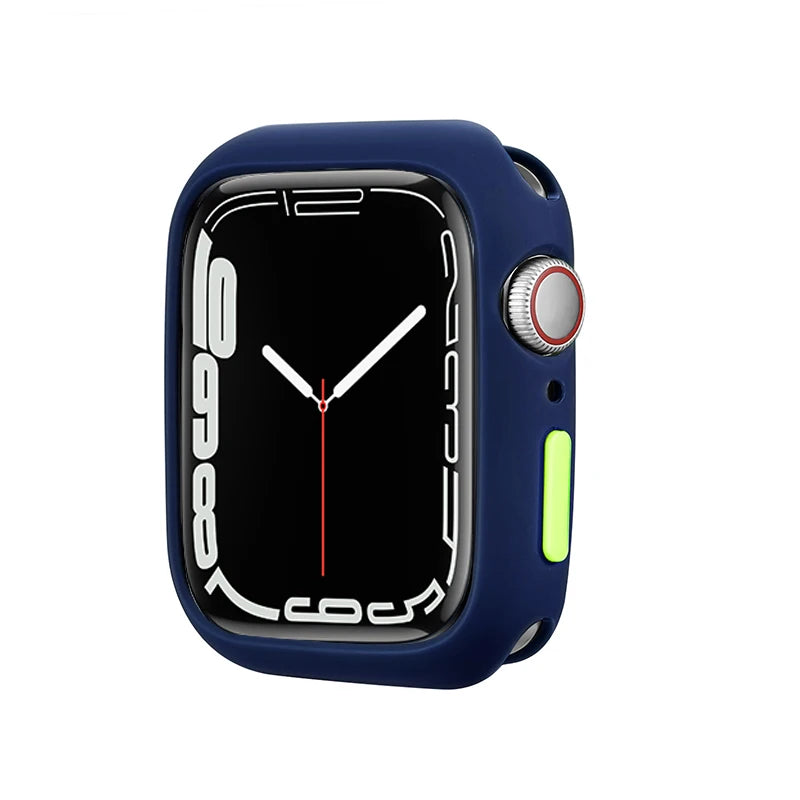 Candy Soft Silicone Case for Apple Watch Cover 9 8 7 6 Se 5 45mm 42mm 38 Protection Iwatch Serie 44mm 40mm 41mm Bumper for women