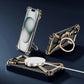 Titanium Metal Phone Case for iPhone 13 15 14 16 ProMax 16 15Pro Protective Cover Bumper w/ 360° Rotation Holder Shockproof Sase