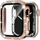 Diamond Bumper Protective Case for Apple Watch Cover Series 7 6 SE 5 4 3 38MM 42 MM For Iwatch 45mm 41mm 40mm 44 mm
