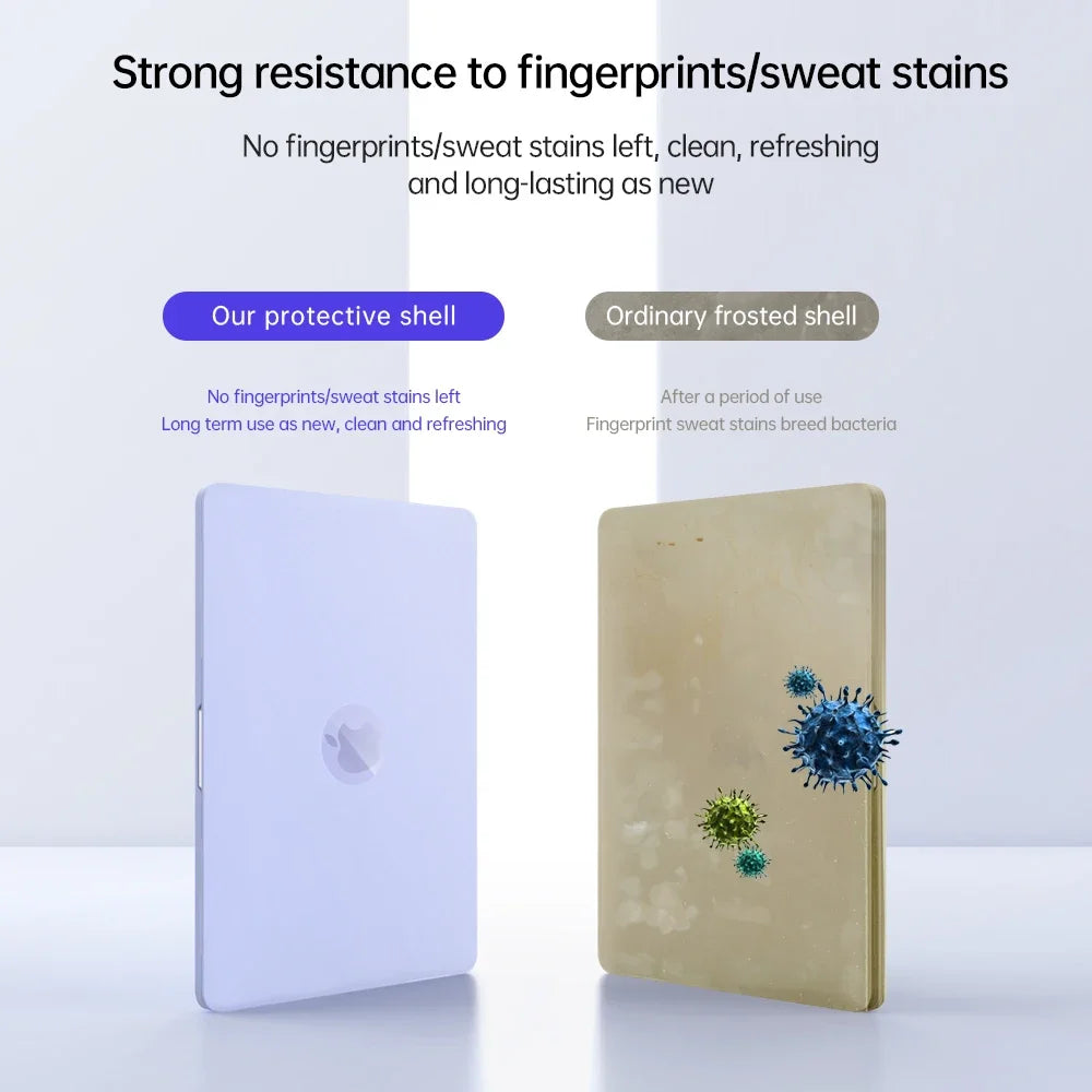 Laptop Case For Macbook Air 13 A2681 A2337 A2179 A1932 15 A2941 Pro 13 2020 A2338 A2289 A2251 14 M2 M1 Pro Max A2779 A2442 Cover