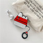 NEW MINISO Snoopy Earphone Case for Airpods Pro 1 2 3 Cartoon Silicone Wireless Bluetooth Earbuds Protective Cover With Lanyard