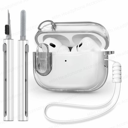 Transparent headphone case For AirPods Pro 2 USB C Funda Capa for AirPod Pro 1st Gen 2 3 Charging Case USB-C 2023 2022 2019 Case