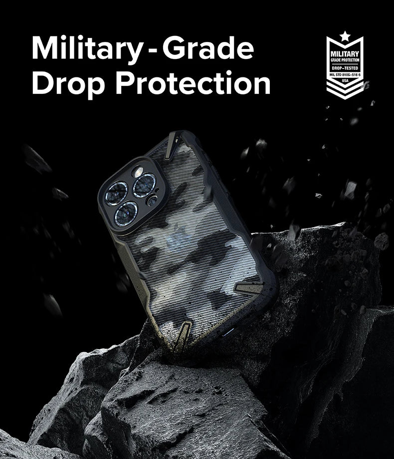 Ringke Case Compatible with iPhone 15 Pro 6.1-Inch, [Military-Grade Protection] Advanced Protection PC + TPU Bumper Phone - Caseverse