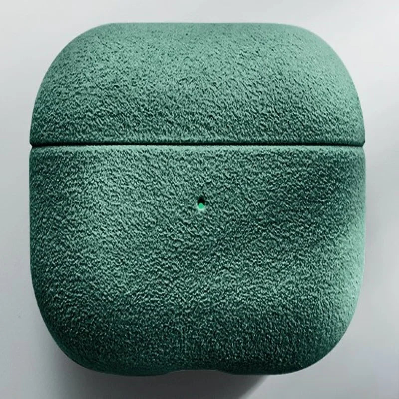 Italian Suede Leather Case For Airpods Pro 2 Luxury Artificial Leather All Inclusive Case For Airpods 4 3 Case Wireless Charge