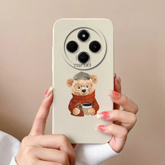 For Redmi 14C Phone Case Cartoon Astronaut Full Coverage Anti Drop Funda For Xiaomi Redmi 14 C Soft Liquid Silicone Bumper Capa