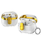Transparent Case For Samsung Galaxy Buds 3 Pro/ Buds 3 Cover Lock buckle electroplating anti fall protective Galaxy Buds3 Cover