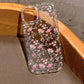 Metal Tulip Pattern Airbag Protective Phone Case For iPhone 14 13 11 15 16 Pro Max 16E 12 Mini XS XR X 8 7 Plus SE 2 Plus Cover