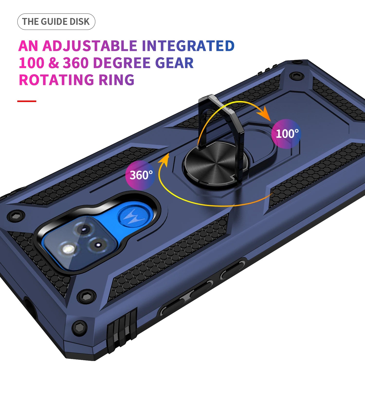 for Moto G Play Case for Phone Moto G Play 2021 Case Shockproof Armor Rugged Military Protective Car Holder Magnetic Cover - Caseverse