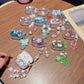 Suitable For Lenovo LP40 TWS Earphone Protective Case Cartoon Cherry Bow Headset Soft TPU Clear Earphone Cover With Keychain