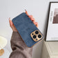 Leather Personalised Customized Name Case For Iphone 11 12 13 14 15 16 Pro Max Plating Frame Lambskin Initials Cover 16 11 15Pro - Caseverse