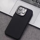 Luxury Alloy Lens 3D Relief Black Carbon Fibre Pattern Case For iPhone 13 14 15 16 Pro Max Slim Shockproof PC Cover For Magsafe