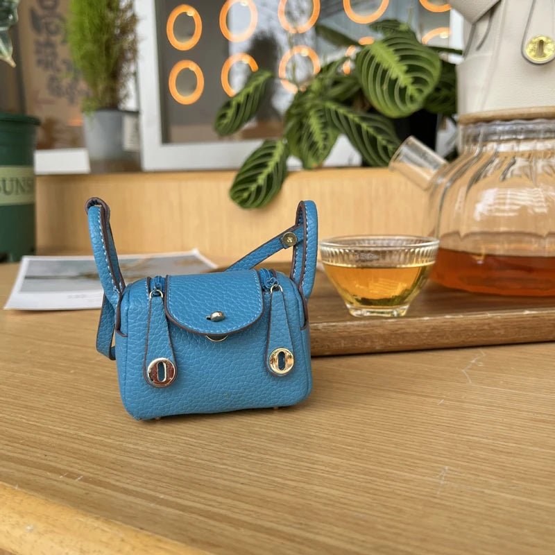 Mini Leather Fashion Bag For Airpods 4 3 2 Pro 2 Galaxy Buds 3/ 3Pro/ Buds FE 2Pro  Headphone Case Can Hold Other Small items