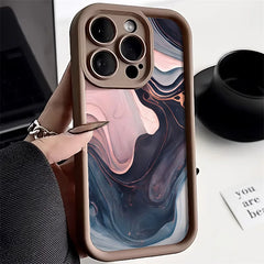 Soft Silicone Phone Case For iPhone 13 Case iPhone 15 14 Pro 11 12 16 13 Pro Max XR XS 7 8 Plus SE Fashion Marble Pattern Cover