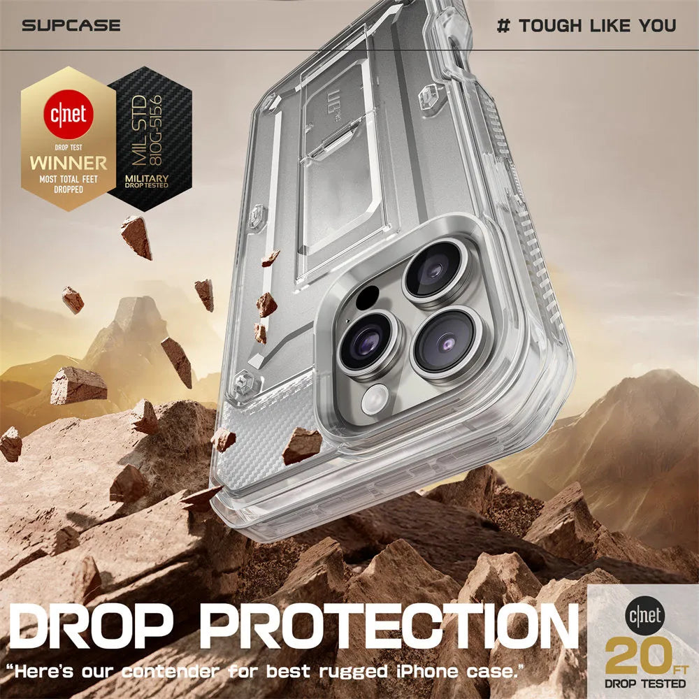 SUPCASE For iPhone 16 Pro Max Case 6.9" (2024) UB Pro Full-Body Heavy Duty Rugged Phone Case with Built-in Screen Protector - Caseverse