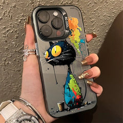 Personalized graffiti Cartoon Cat Phone Case For Xiaomi Redmi Note 13 12 11 Pro Plus 5G 12S 11S 10S 10 Pro Redmi 13C 4G Cover