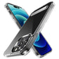 Transparent Phone Case With Metal Kickstand Holder for iPhone 16 15 14 Pro Max 13 12 11 Mini Plus Phone Back Cover - Caseverse