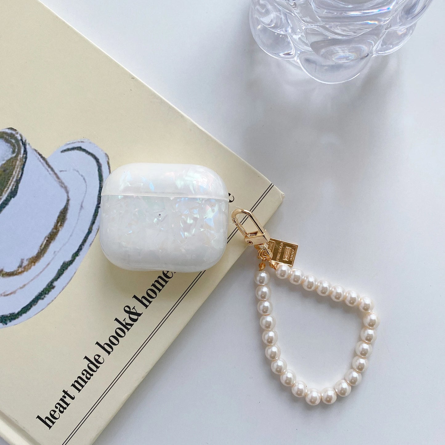 Pearl Earphone Cases For Airpods Pro 2 Leopard Pendant Headphone Protective Cover For Apple Airpod 3 Pro 2 1 3rd Generation Case