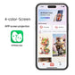 New-tech NFC Function Phone Case For Iphone 15 14 13 Pro Max DIY Cases E-Ink Screen Phone Cover Cartoon Girl Fundas Battery Free - Caseverse