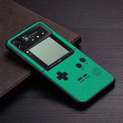 Gameboy Boy Game Phone Case for Samsung Galaxy Z Flip6 5G Flip4 Flip5 Flip3 Black Cover Z Flip 6 5 4 3 PC Shell Coque Galaxy Z F