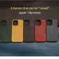 Retro Cowhide Phone Case for iPhone 16 15 13 14 Pro Max 16Pro 14Pro 15Pro Luxury Crazy Horse Genuine PULL-UP Leather Back Cover