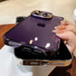 For iPhone 15 Pro Max Luxury Case Metal Camera Protection Transparent Armor Phone Cases for iPhone 12 13 14 Pro Max 14 Pro Plus