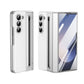 For Galaxy Fold6 S Pen Leather Phone Case Hinge Protection & Built-in Screen Protector Leather Phone Cover for Fold5 Fold4 Black - Caseverse