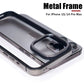 Metal Frame Protector for iPhone 15 14 Pro Max 15 Plus 15pro Anti-fall Edge Protection for iPhone15+ 14pro Max Phone Cover Case